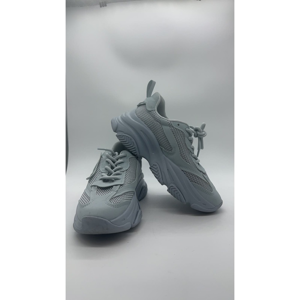 Steve Madden Women's Possession Sneaker, Light Blue, 8